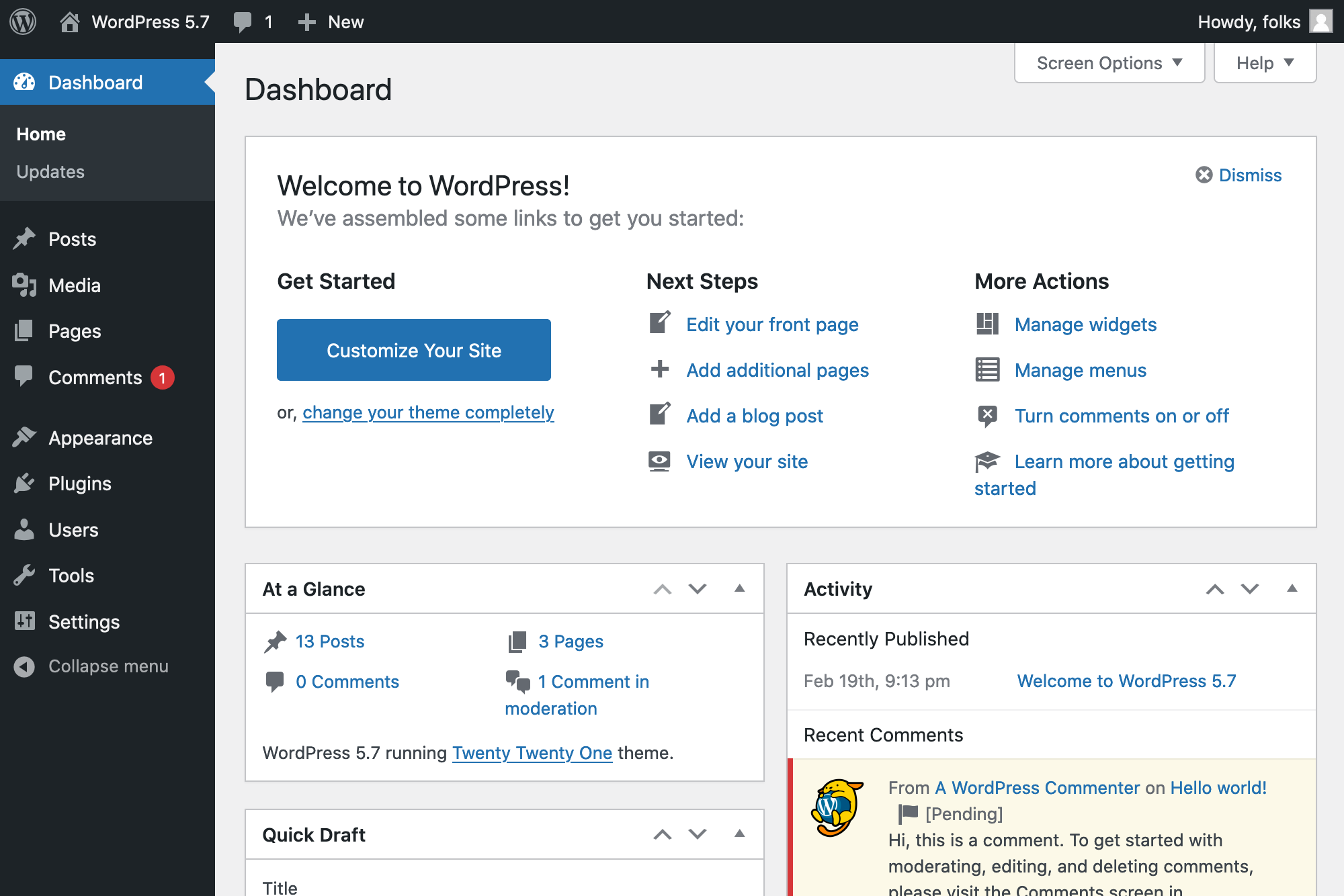 Read more about the article WordPress 5.7 (Added New Features You Should Know)